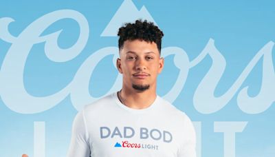 Patrick Mahomes Launches Hilarious ‘Dad Bod’ T-Shirts With Coors Light