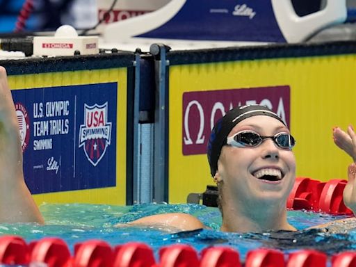 Video: A shocked Gretchen Walsh discovers she broke the 100-meter butterfly world record