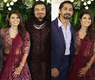 PICS: Nandamuri Balakrishna, Siddharth, Mani Ratnam and others attend Varalaxmi Sarathkumar-Nicholai Sachdev's star-studded wedding reception