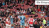 Arsenal deserved better than fan walk-out during defeat by Aston Villa