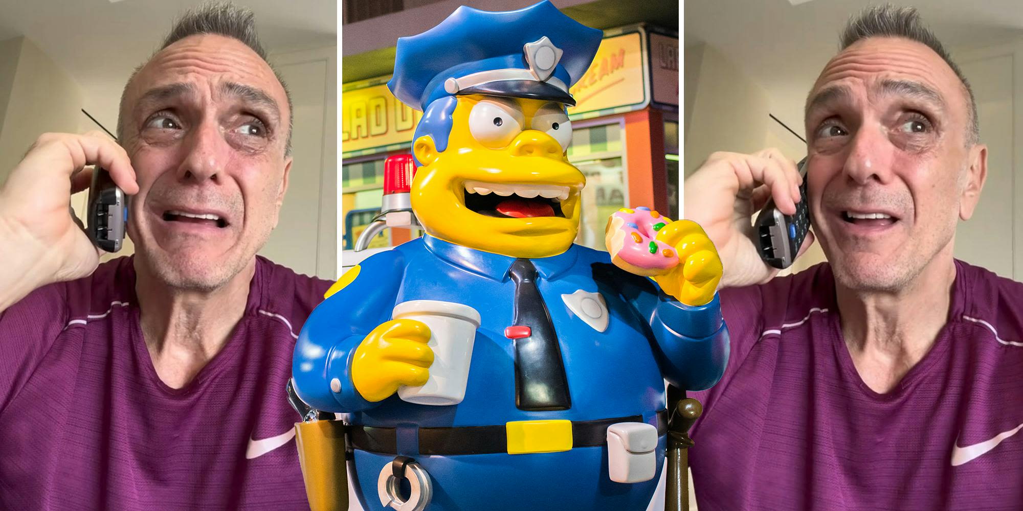 Hank Azaria takes on Trump's 'eating dogs' quote as 'The Simpsons' police Chief Wiggum