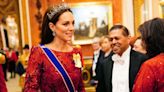 Kate Middleton Had a Rare Tiara Moment in a Red Gown at Diplomatic Corps Reception