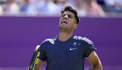 Alcaraz carga contra la nueva regla en Queen's: "Es malo para el jugador. Nunca lo he visto en el tenis"