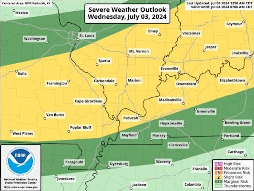 Severe weather possible in the Evansville area today. Here's what forecasters are saying.