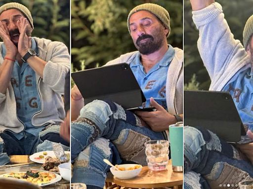 Sunny Deol gives a peek into his full of fun work schedule