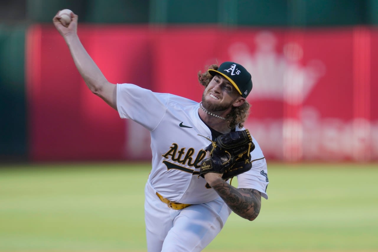 Athletics’ Joey Estes’ perfect game against Mariners broken up in seventh