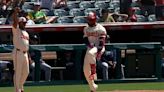Stifled for seven innings, Angels rally to win on Adell homer