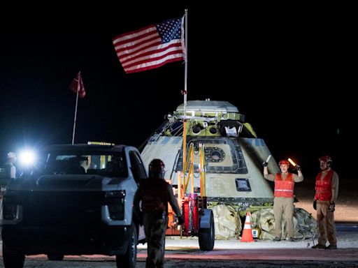 Boeing Starliner returns to earth... without its astronauts