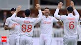 ENG vs WI 1st Test: England close on a big win against West Indies in Anderson farewell | Cricket News - Times of India