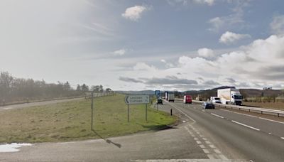 Five fire engines sent to A90 between Perth and Dundee after crash