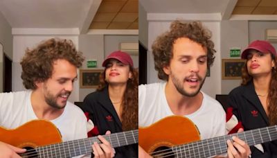 Filho de Pedro Bial e Giulia Gam canta com neta de Chico Buarque; veja o vídeo