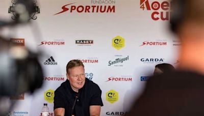 Ronald Koeman: "El 'ADN Barça' es ganar títulos"