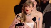 Taylor Swift reveals album collaborations - as Travis Kelce hopes to match her success at the Super Bowl