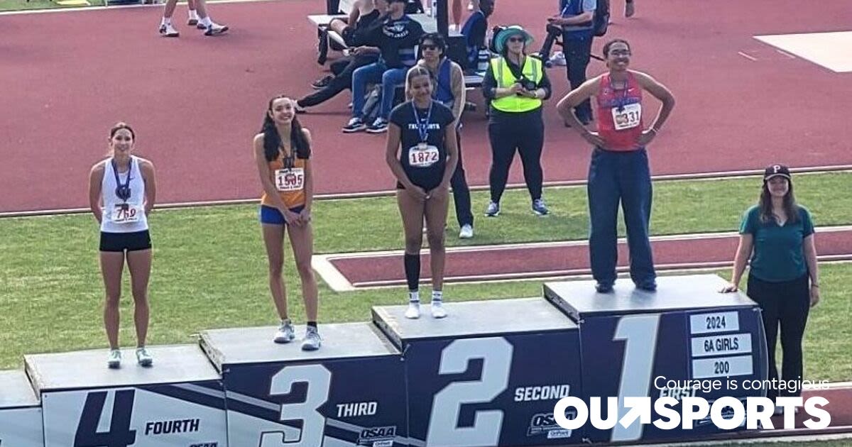 Trans teen Aayden Gallagher wins Oregon state 200-meter title - Outsports