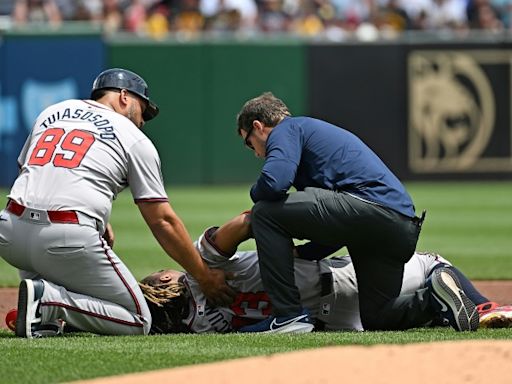 Braves' Acuna out for season with torn knee ligament