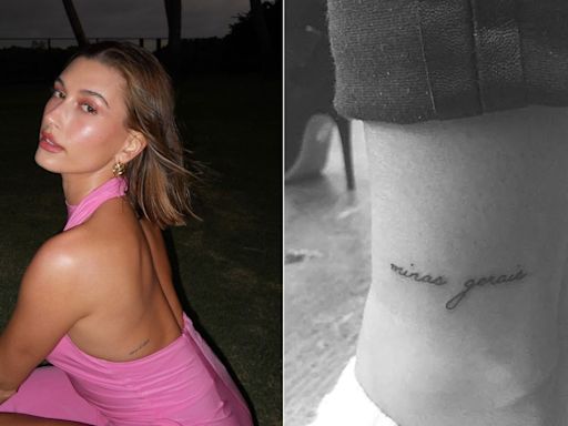 Por que Hailey Bieber tem 'Minas Gerais' tatuado no tornozelo e qual a relação da mulher de Justin Bieber com o país? Entenda