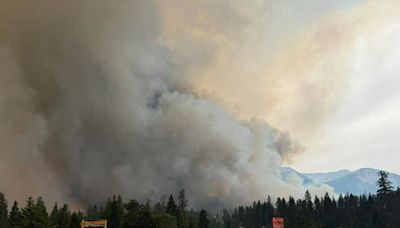 Cooling rain limiting wildfire spread in Jasper National Park