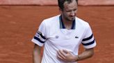 Sonoro batacazo de Medvedev en Roland Garros