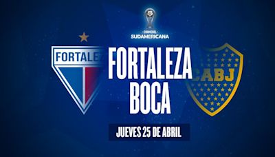 Fortaleza vs Boca, por la Copa Sudamericana: a qué hora juegan, dónde ver y posible formación