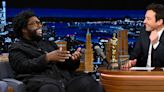 Questlove says Jimmy Fallon surprises him with insane balloons every time he wins awards