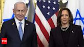 'Not voting for her, if she ...': Kamala Harris’s meeting with Netanyahu sparks outrage over Israel-Palestine approach - Times of India