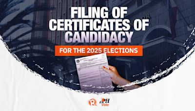 LIVE UPDATES: Filing of certificates of candidacy for 2025 Philippine elections