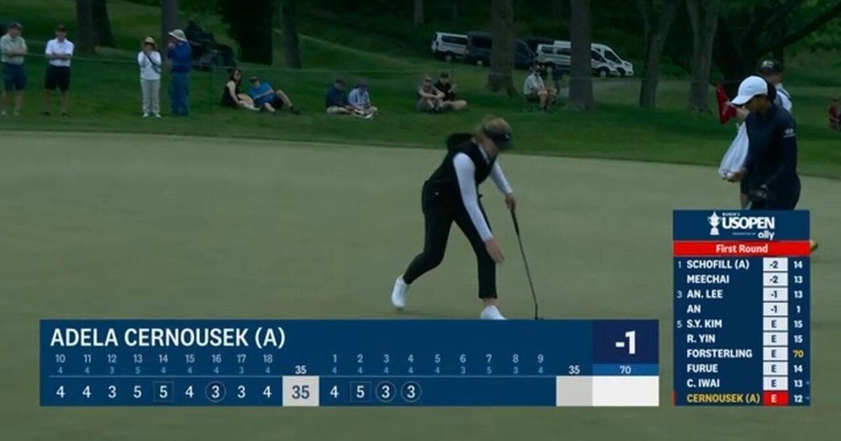 Yuka Saso takes narrow lead after tough opening round at the U.S. Women’s Open