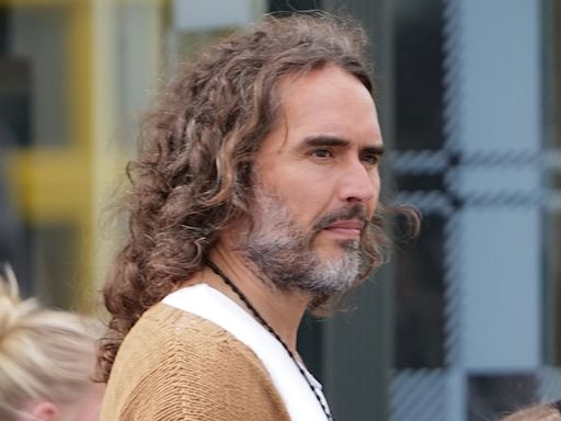 Russell Brand seen for the first time since 'axe from film role'