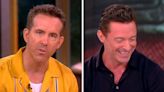 Ryan Reynolds tells 'The View' he once walked in on Hugh Jackman performing 'The Greatest Showman' for his kids: "They have no idea how good they have it"