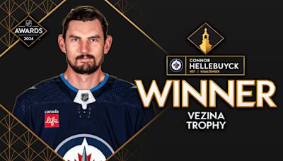 Hellebuyck of Jets wins Vezina Trophy as top goalie in NHL | NHL.com