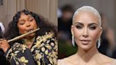 Lizzo interrupts her own flute performance to react to Kim Kardashian at 2022 Met Gala