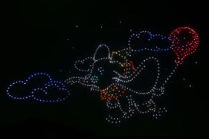 Look up! New drone show will dance in night sky at Disney Springs