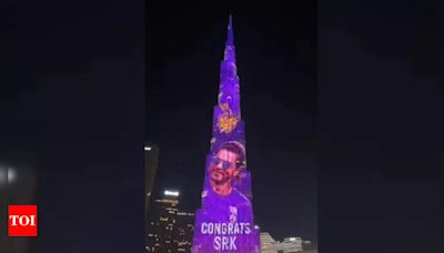 Watch: Burj Khalifa turns purple to celebrate KKR's triumph in IPL 2024 | Cricket News - Times of India