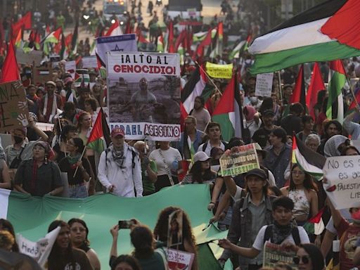 NO COMMENT: Manifestación en Ciudad de México para recordar el 'Día de la Nakba'