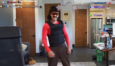 Twitch streamer returns from ban dressed as Dr Disrespect - Dexerto