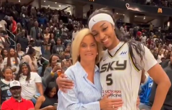 Angel Reese, Kim Mulkey Shared Sweet Moment on Court After Sky's Win Over Mystics