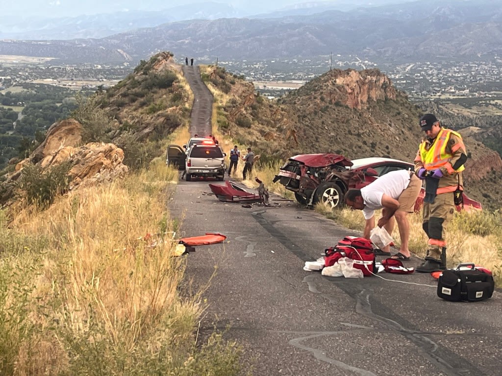 Fremont County authorities investigating two-vehicle crash on Skyline Drive