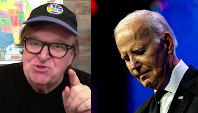 'A form of elder abuse:' Michael Moore on Biden continuing in presidential campaign