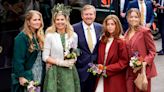 La felicidad de Guillermo y Máxima de Países Bajos celebrando el Día del Rey junto a sus tres hijas