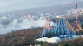 Se registra fuerte incendio en el Bosque de Tlalpan, muy cerca de Six Flags