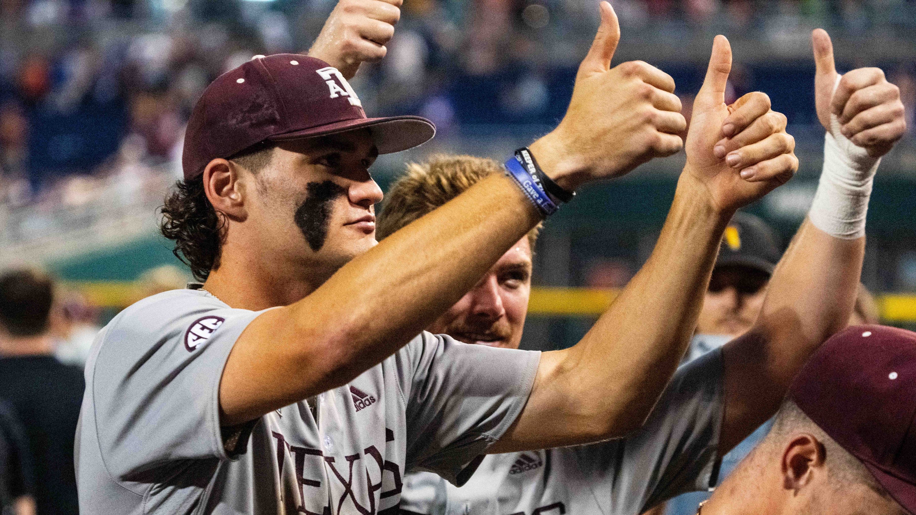 Jace LaViolette injury update: Texas A&M OF's status for Wednesday's CWS remains unknown