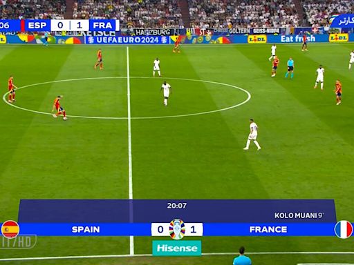 WATCH: Incredible Lamine Yamal strike has Spain back on level terms against France