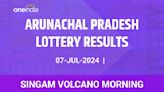 Arunachal Pradesh Singam Volcano Morning Winners July 7 - Check Results