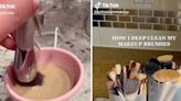 I tried five viral TikTok methods to clean makeup brushes and found the best one