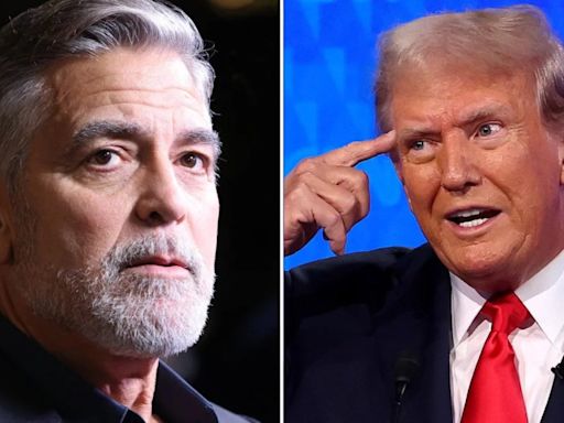 Trump Says George Clooney Is a ‘Backstabber’ and ‘Very Disloyal’ for Telling Biden to Step Down