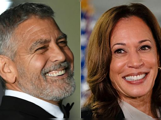 George Clooney Backs Kamala Harris, Praises Biden For "Saving Democracy"