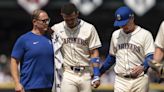 Mariners' Julio Rodríguez takes next step in recovery from ankle injury, no timeline on return