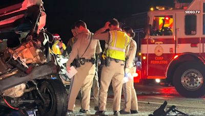 3 killed, 5 hurt in chain-reaction crash on south I-5 near Camp Pendleton that closed freeway