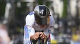 Evenepoel wins Tour de France time trial with vintage performance in Burgundy vineyards