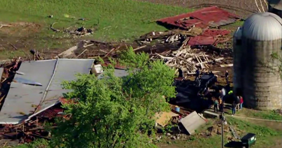 Barn collapses amid storms in Northern Illinois; 17 animals unaccounted for